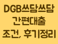 DGB_쓰담쓰담_간편대출_300만원